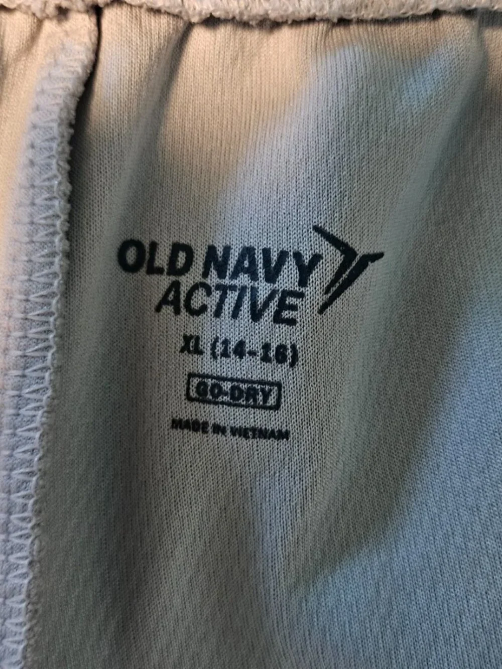 Old Navy Active Boys Gray Athletic Shorts - XL (14–16) - Drawstring - Pockets
